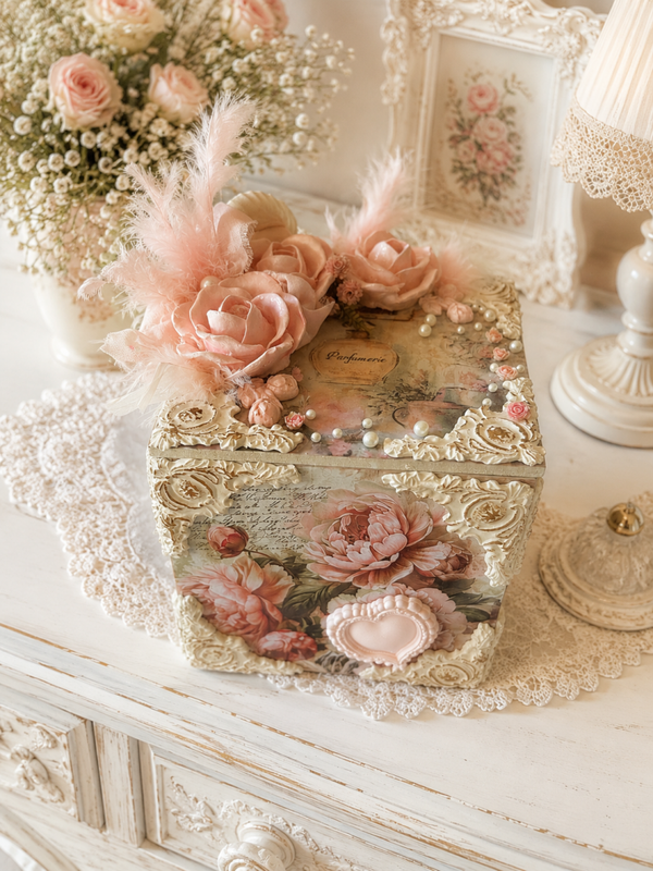 Boîte en Bois “Parfumerie Féérique” ✨🌸