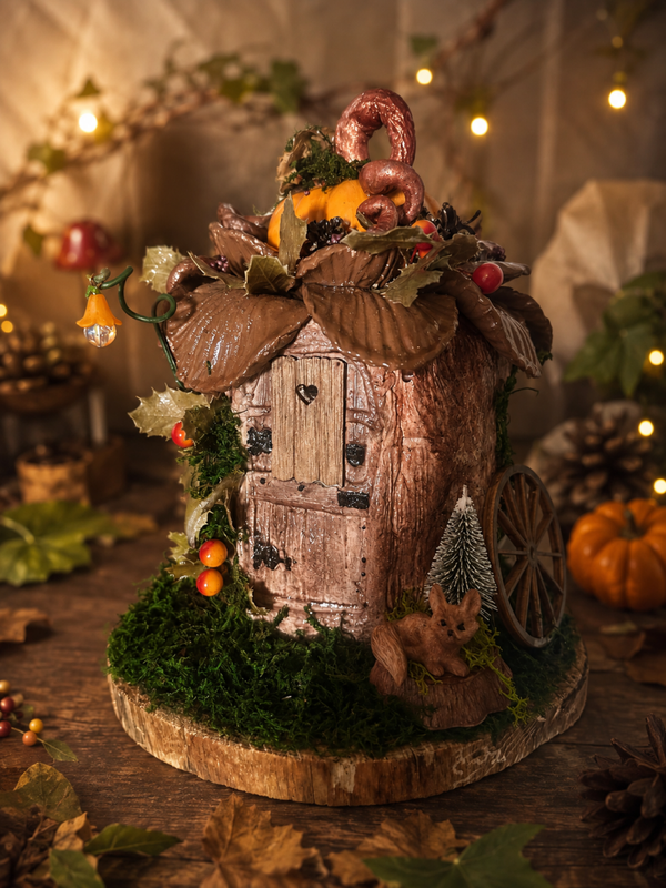 Maison Citrouille LED – Création Horizon Parfumé 🍂✨
