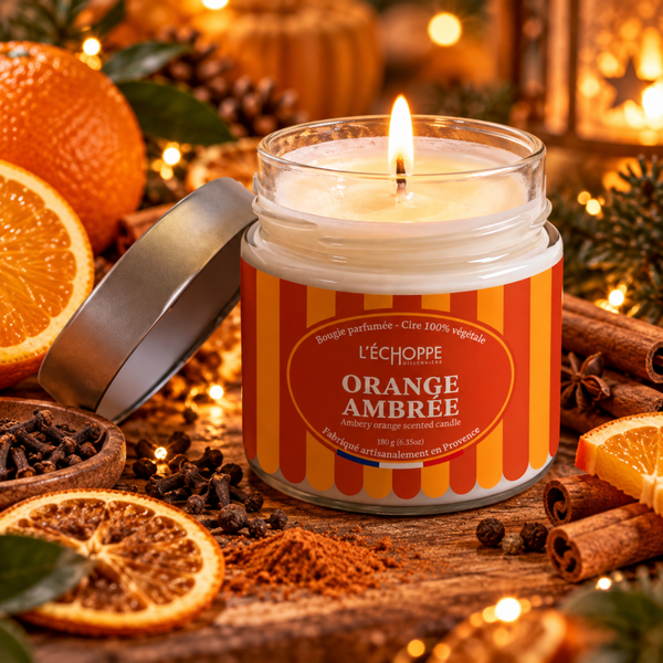 Bougie Orange Ambrée