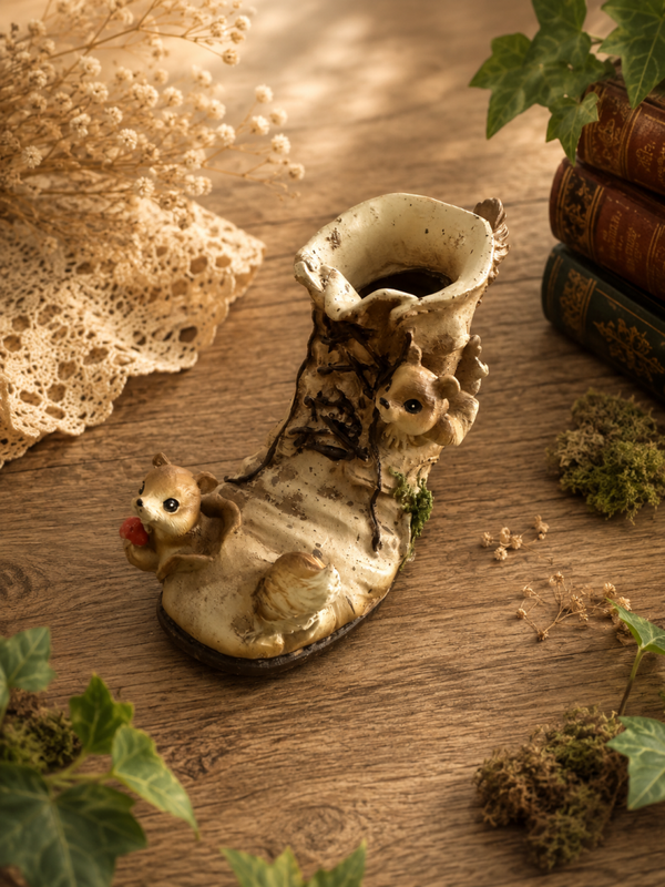 “La Botte des Petits Écureuils” 🐿️🍂avec baie rouge