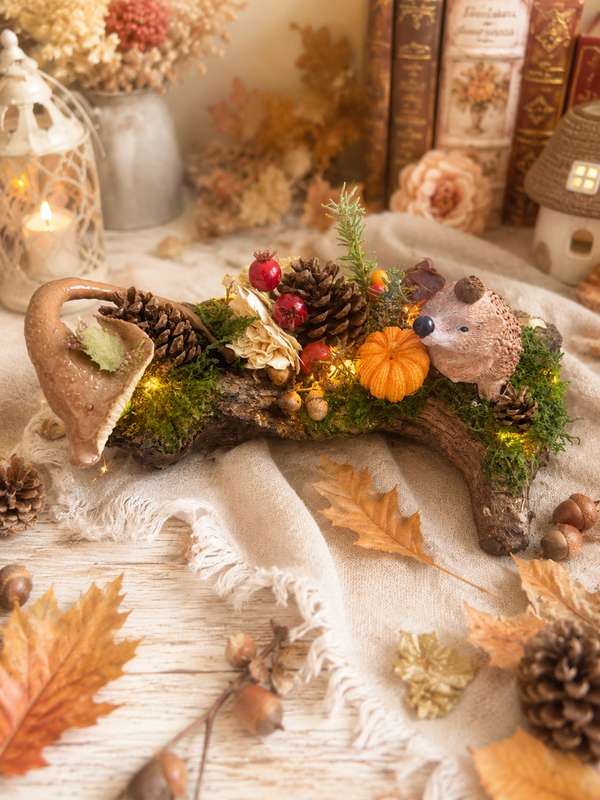Décoration en Bois Naturel – Esprit de la Forêt 🍂