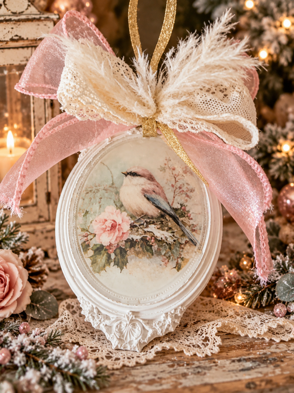 Suspension shabby oiseau isa