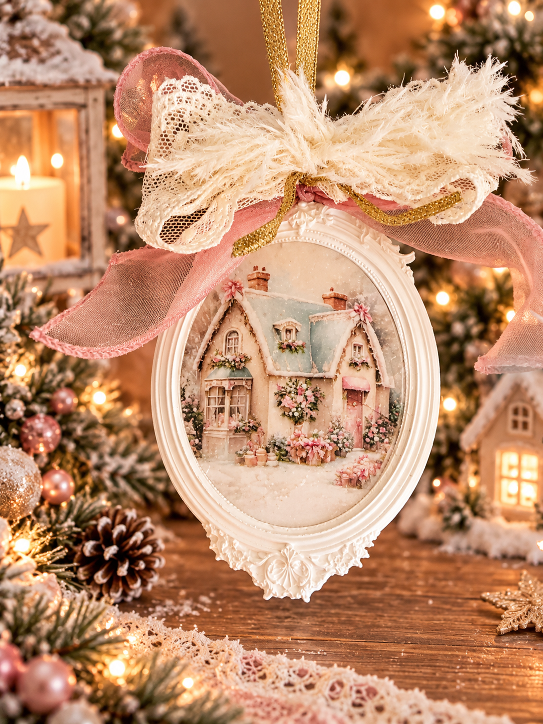 Suspension « Le Cottage de Noël