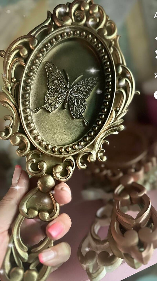 Miroir à main princesse