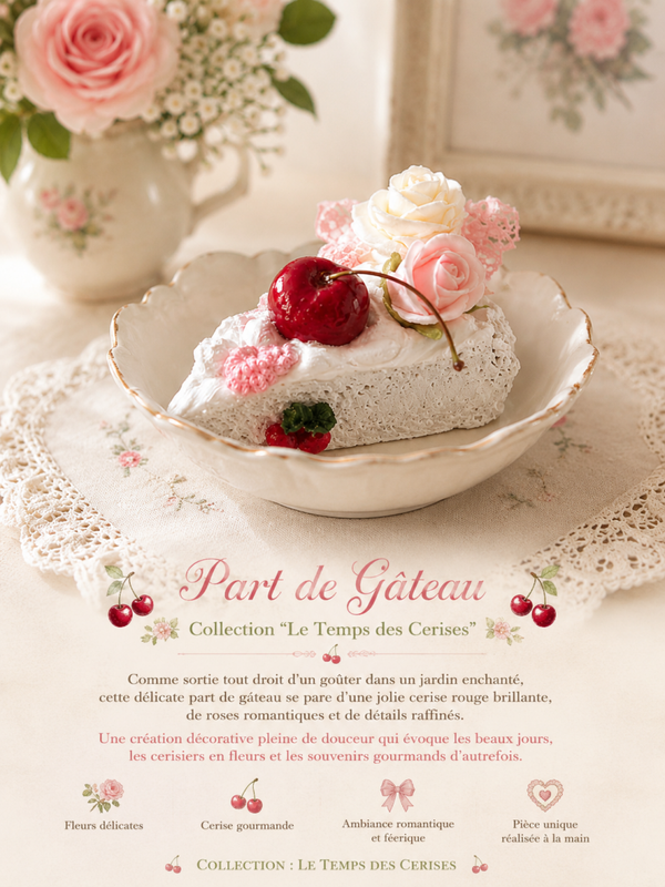 Part de Gâteau – Collection “Le Temps des Cerises” 🍒