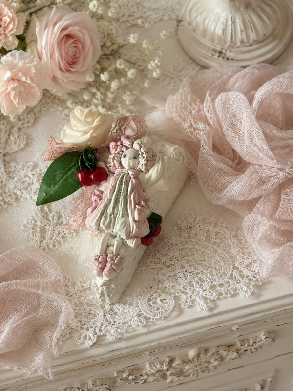 Part de Gâteau Décorative – Collection Le Temps des Cerises 🍒