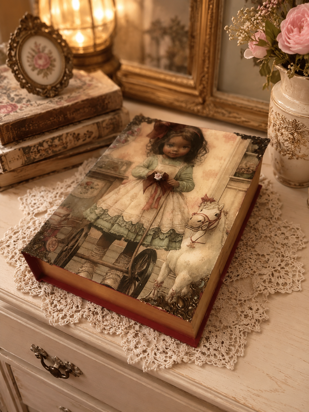 Boîte Faux Livre – Une Histoire Cachée… ✨📖(Jess)
