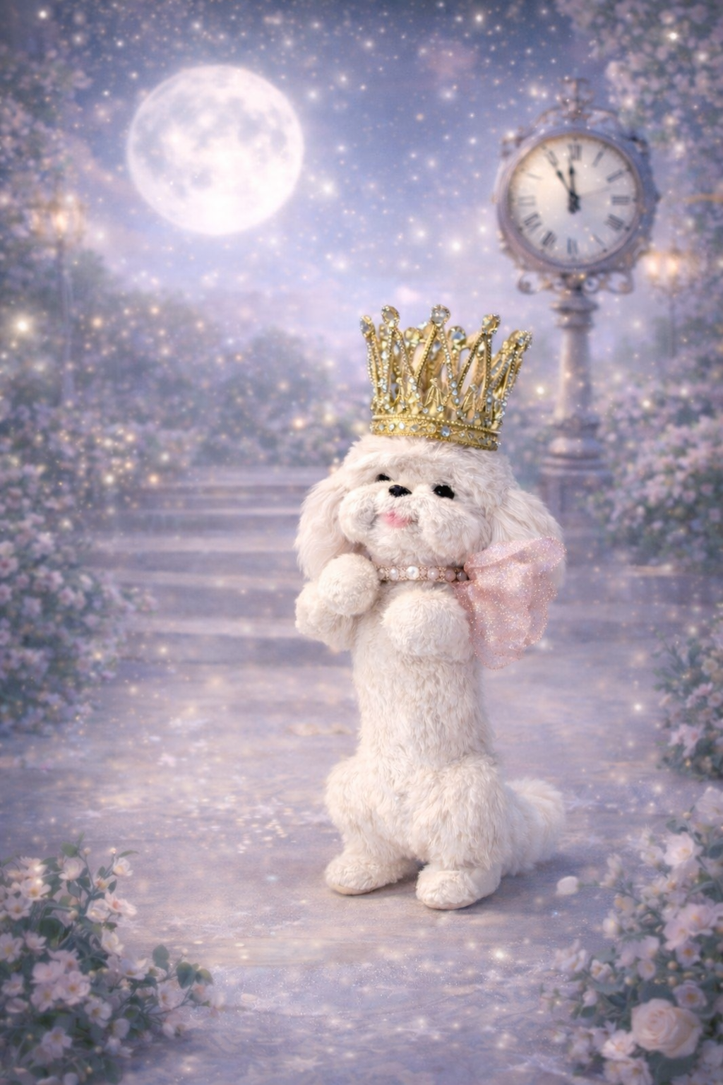 Figurine décorative – Petit Chien Royal Boudoir ✨