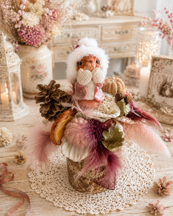 Centre de table – Le Robin des Bois Enchanté 🦔🍂