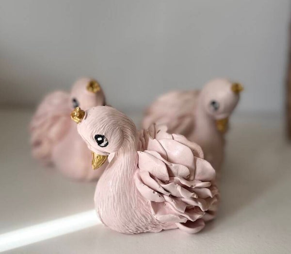 Cygne Rose Couronné –