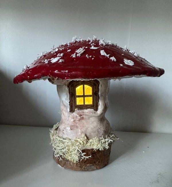 Champignon Magique Enneigé à LED 🍄✨