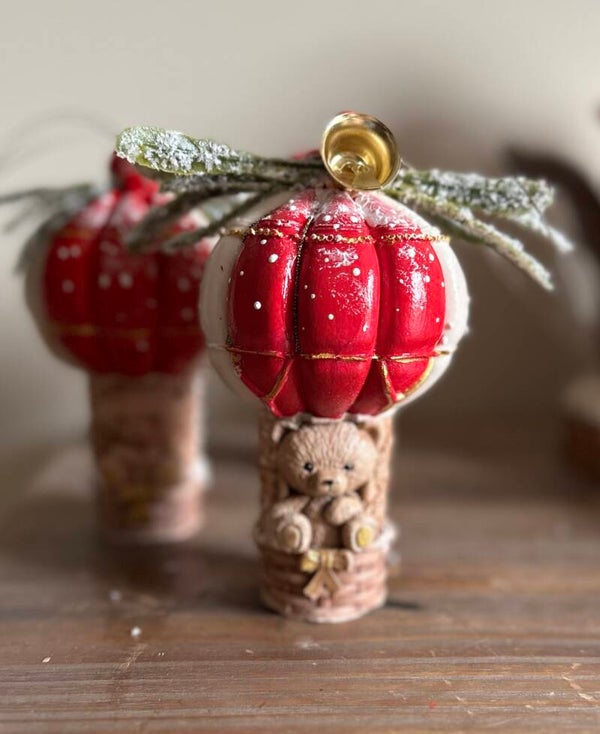 Montgolfière de Noël – Ourson Enchanteur ✨🎈
