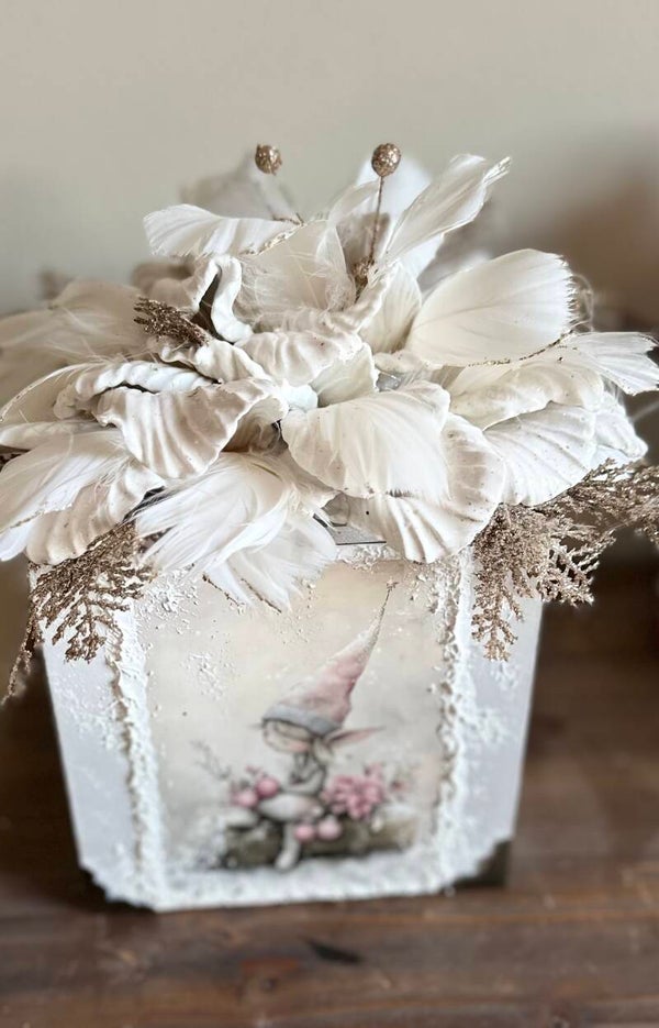 Boîte Décorative “Élégance Hivernale” ✨❄️