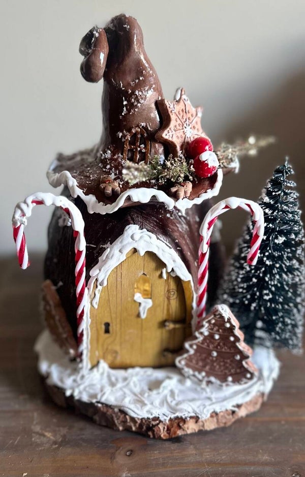 ✨ Maison Pain d’Épice Magique – À LED ✨🍭