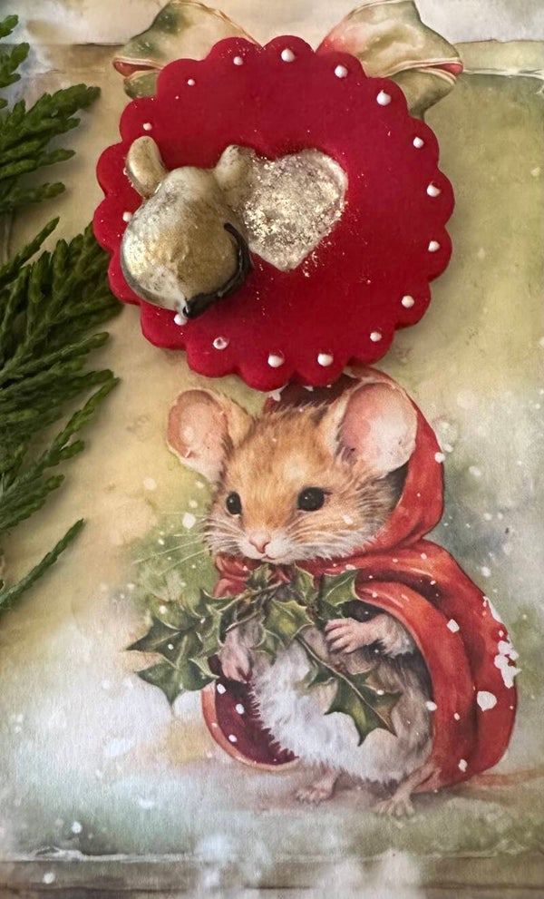 Fondant parfumé noël de la souris modèle gâteau