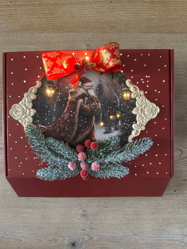 “Boîtes Cadeaux Éclairées – L’Élégance Fait Main pour un Noël Magique”
