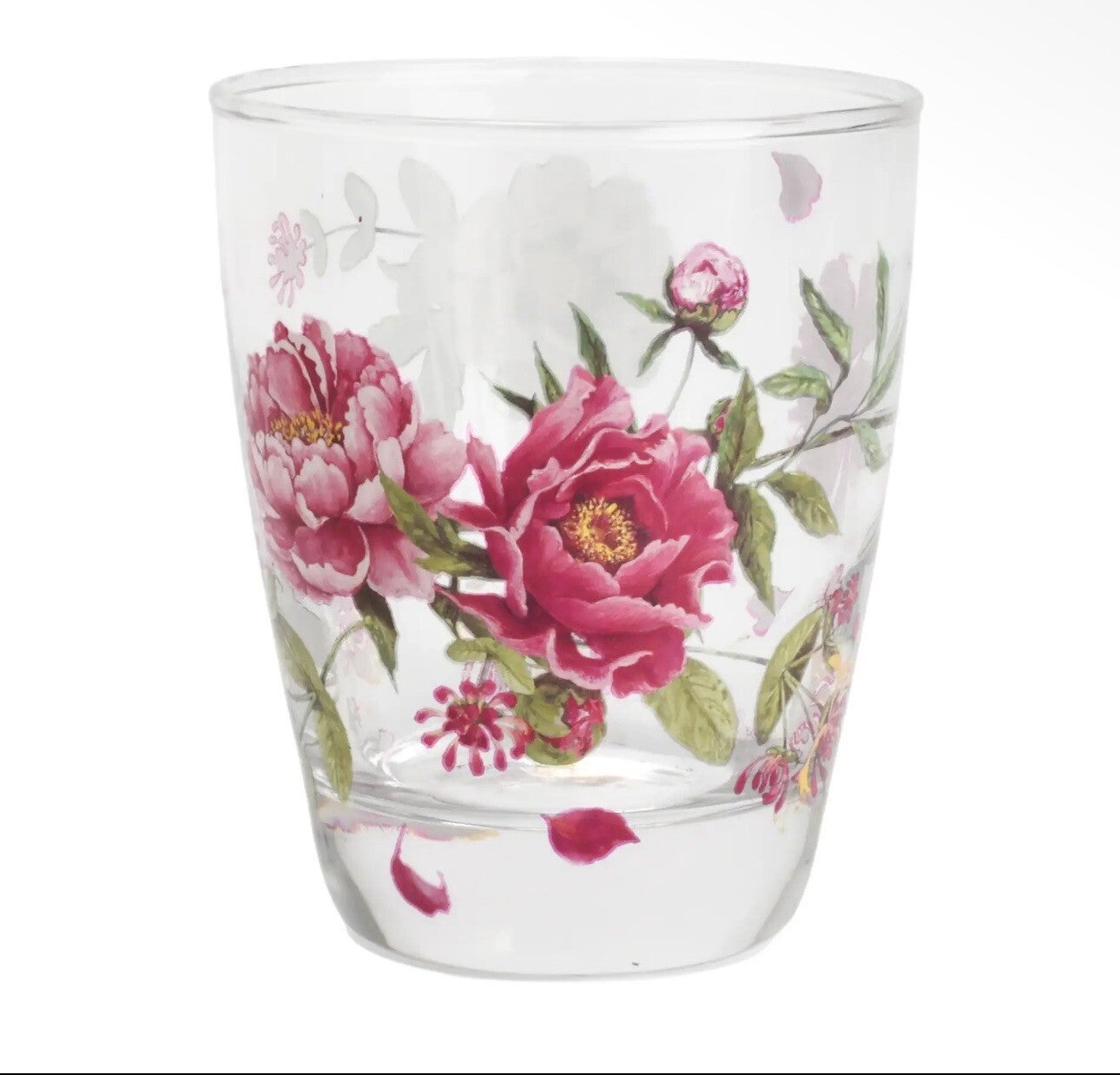 Verre fleuri – Jardin Romantique