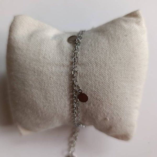 PE-BRCH-REF10002-(15.00€)-Un Bracelet Double Chaine (Argenté)