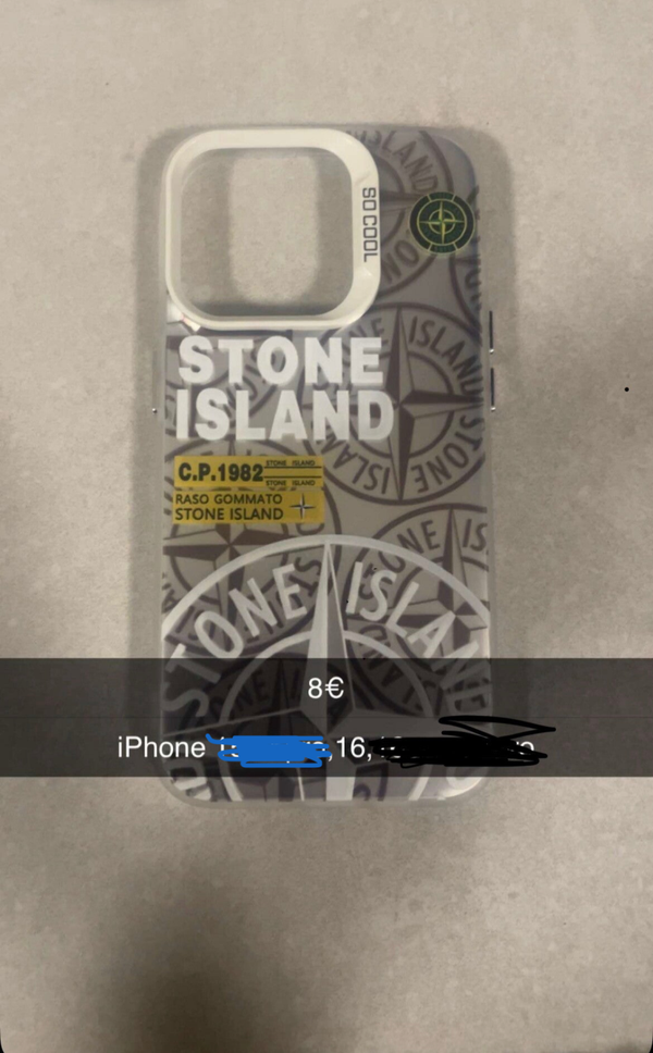Stone Island Hülle für iPhone 16 (Fake)
