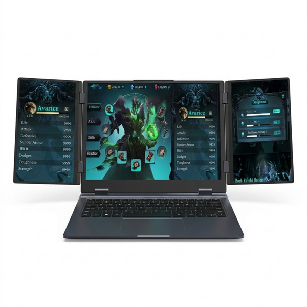 16 Inch Triple Screen Laptop | Intel Core i7 1260P | 32GB RAM | 1TB SSD | Windows 11
