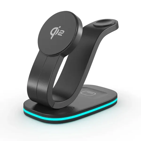 3-in-1 draadloos laadstation voor iPhone, Apple Watch en AirPods