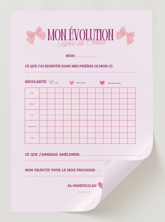 Mon évolution - avec la Salât
