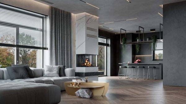 Design project for accommodation more than 100+ m2. Price per 1m2.