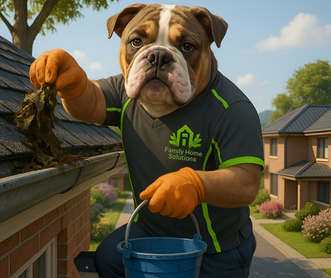Expert gutter cleaning services in Canberra, clearing leaves, mud, and blockages, affordable roof and gutter maintenance, storm preparation, seasonal cleanup, or preventing water damage, Canberra handyman and exterior home care.