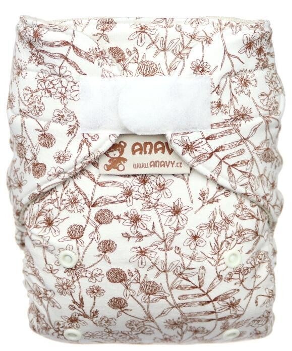 Anavy wollen overbroekje / One Size / maedow (beige) / klittenband