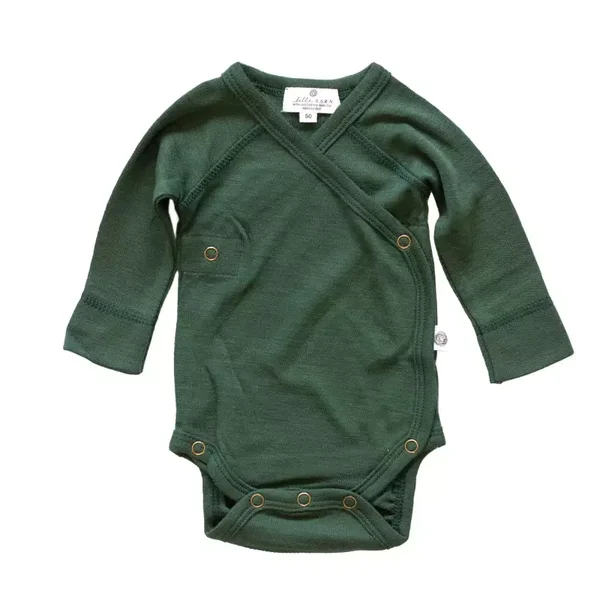 Merino wollen overslag romper - Lille Barn - Mountain View