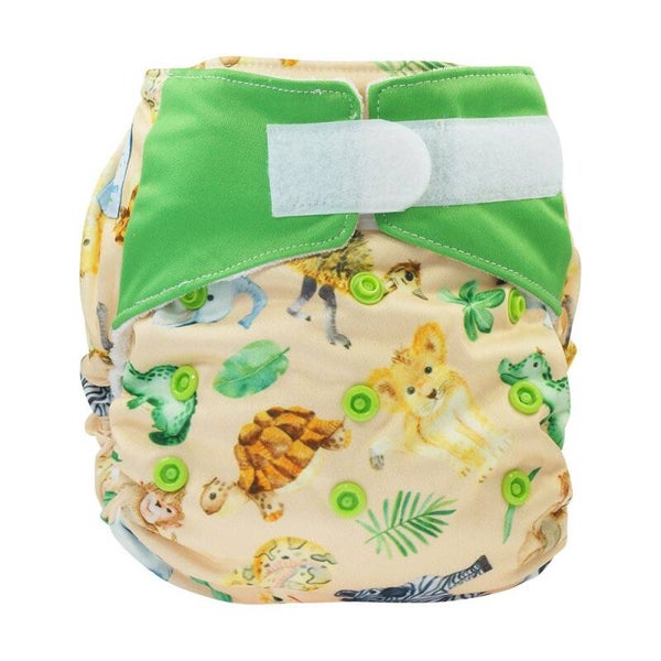 Blümchen - All in one luier - one-size - Africa - klittenband