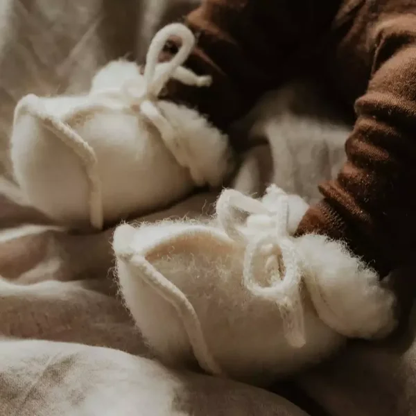 Merino wollen baby slofjes - Lille Barn -