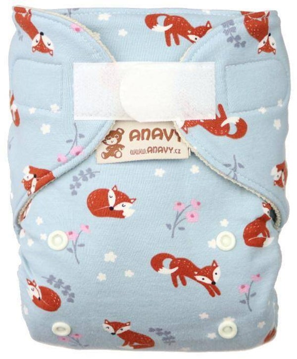 Anavy wollen overbroekje / One Size /Fox in a maedow / Klittenband