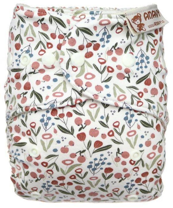 Anavy voorgevormde luier XL - Nature (cream) - Drukknoopjes