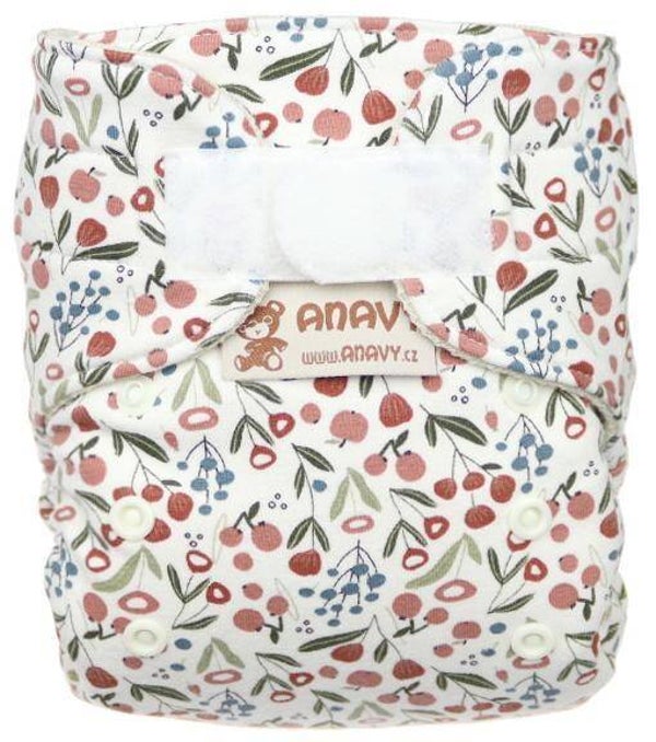 Anavy wollen overbroekje / New born / Nature (cream) klittenband