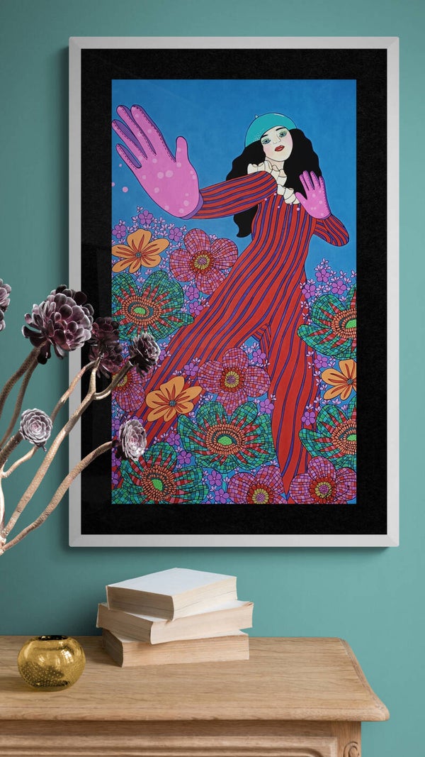 La salopette rouge