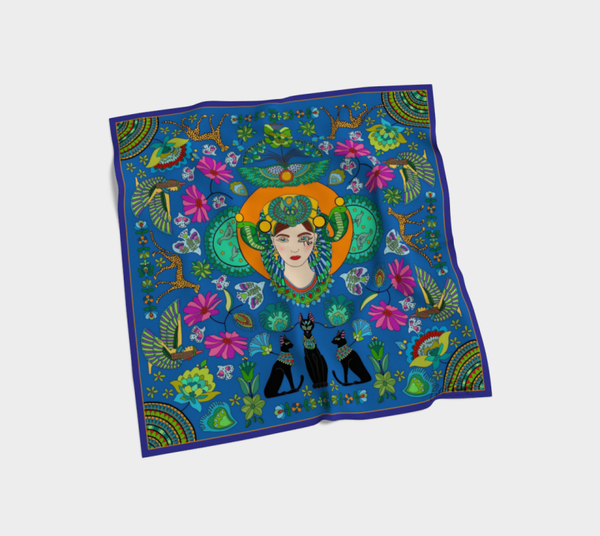 Foulard en soie *Hatchepsout*