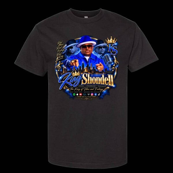 King Shondell reg size printed shirt