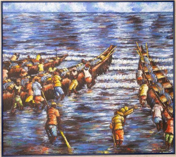260693 - Eric Borketey "fishermen to sea." - Ghana.