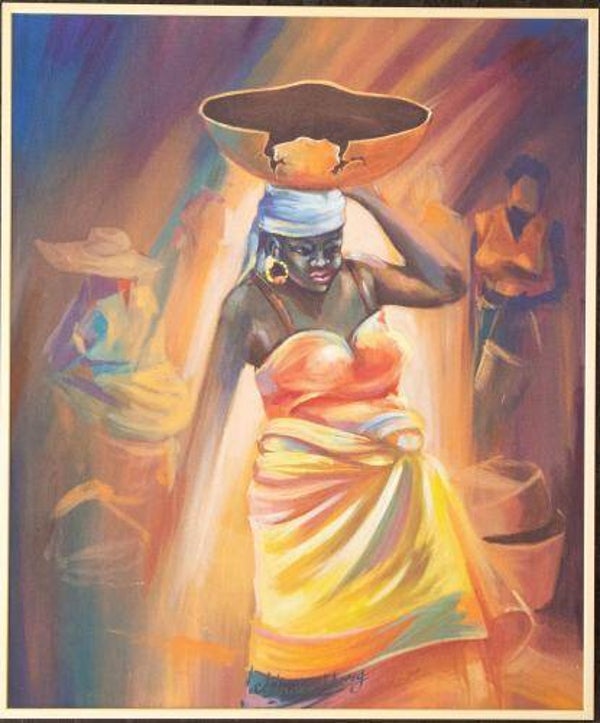 260708 - Musah Naab-Morg Abdallah - woman on the markt - Ghana