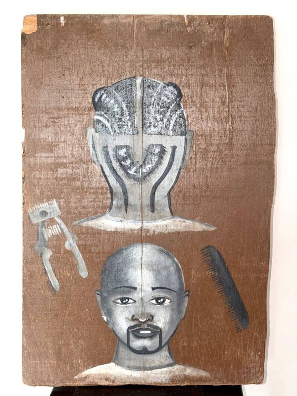 260601 - African Traditional Barbershop Sign from Togo
