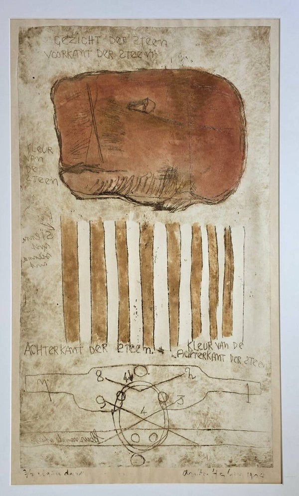 261107 - Anton Heyboer (1924-2005) - Gezicht van de Steen - 1964