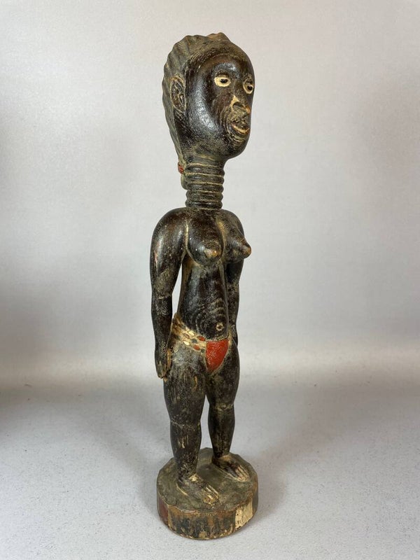 210708 - Rare Tribal used African Old AGNIS statue - Iv. Coast.