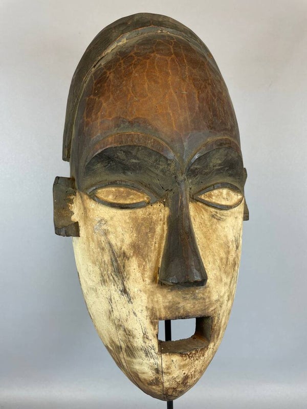210818 - Old Tribal used African mask from the Salampasu - Congo