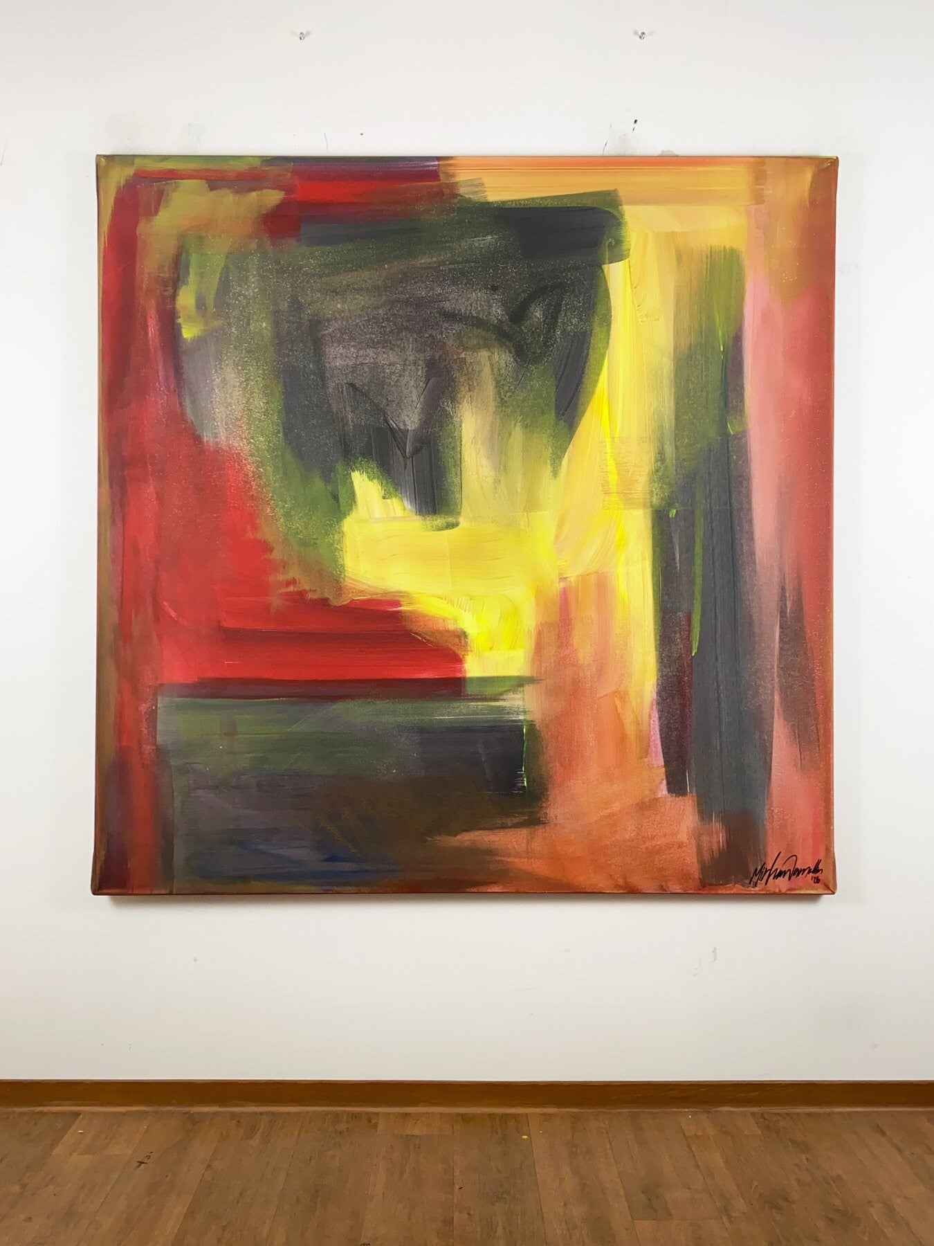 260882 - Large painting from Parscha Mirghawameddin - I will wait
