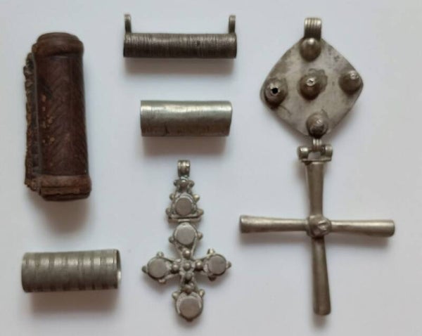 240666 - A nice collection of different pieces of Ethiopian jewelry - Ethiopia.