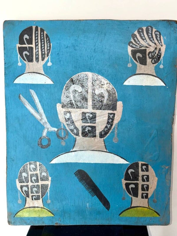 260610 - African Traditional Barbershop Sign from Togo