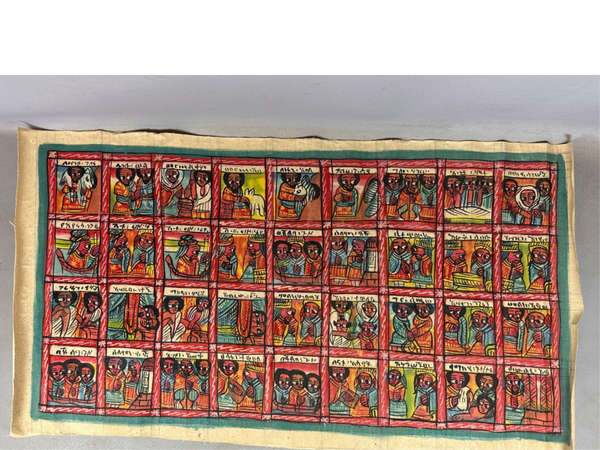 250329 - Ethiopian King Solomon and the Queen of Sheba Painting - Ethiopia.