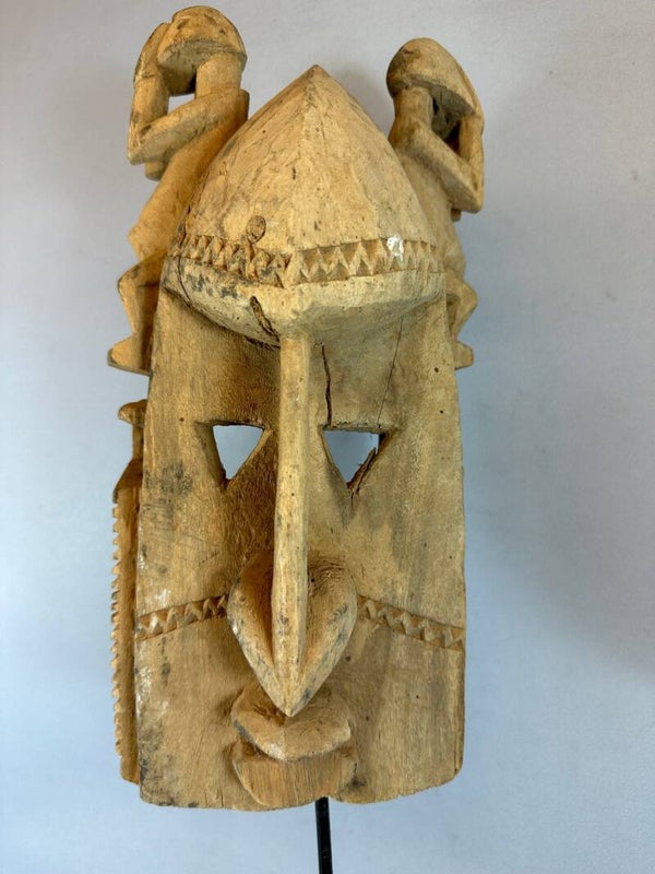 230804 - Old African Dogon Satimbe Mask - Mali.