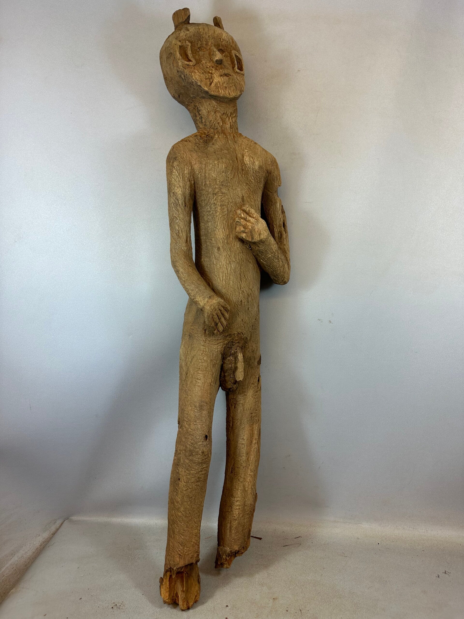 241203 - Rare African funerary post from the Belanda Boor tribe - South Sudan.